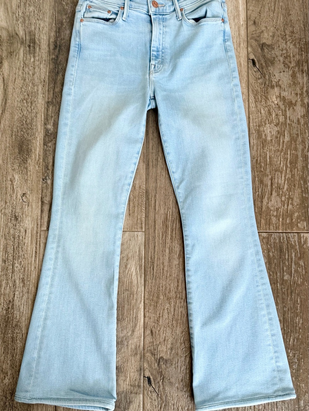 Mother Light Blue Women's Bootcut Flare Sz 26X28 Jeans Nice